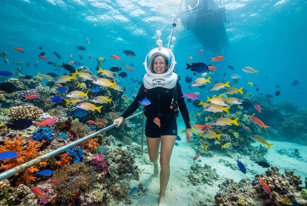 Underwater Sea Walking Experience