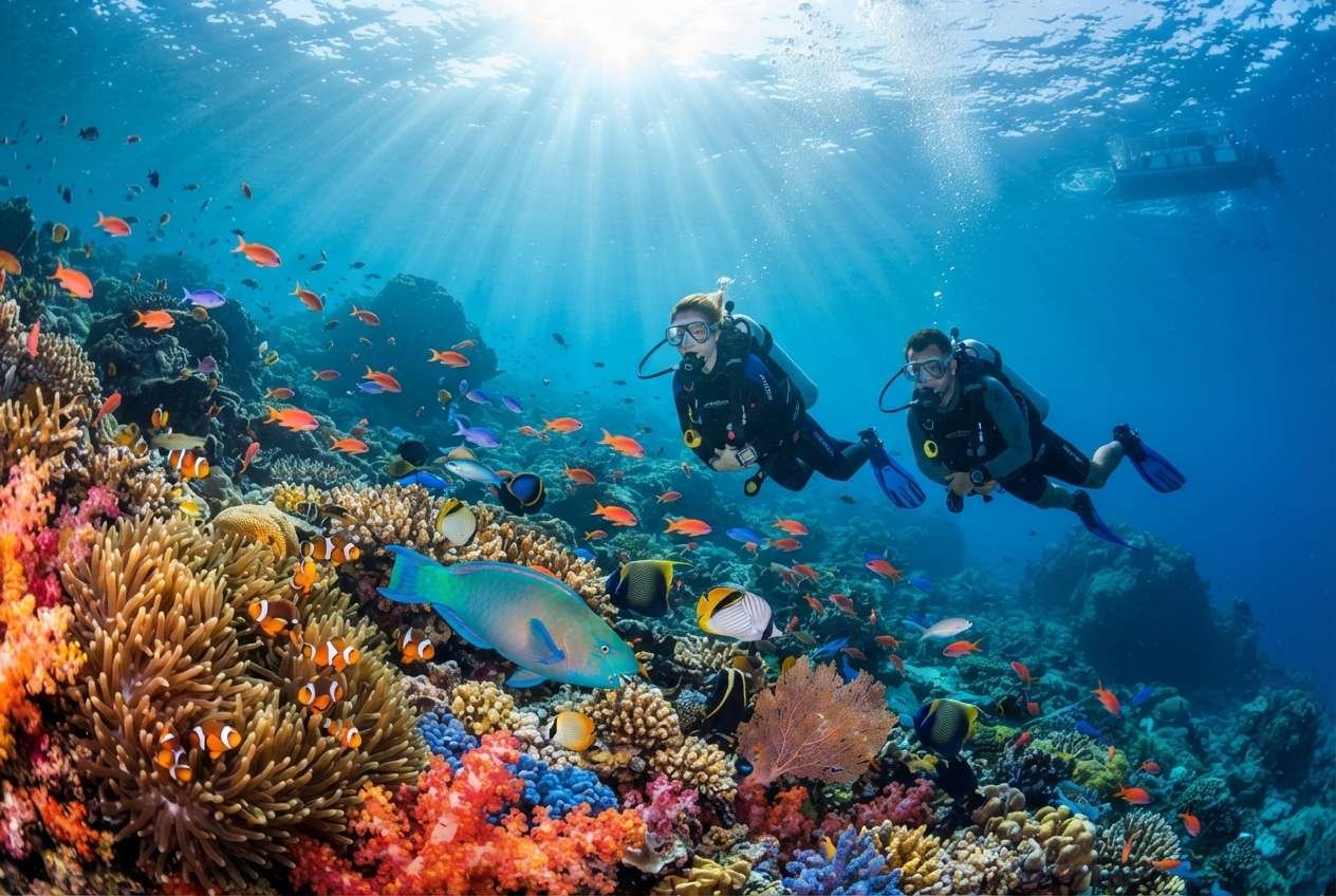 Scuba Diving & Coral Reef Discovery